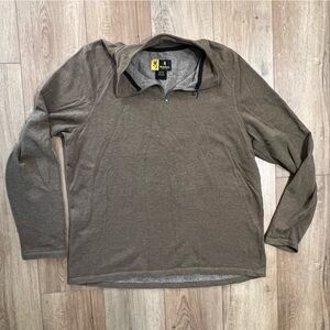 Browning Men’s Fleece pull over Quarter Zip Sweatshirt XL